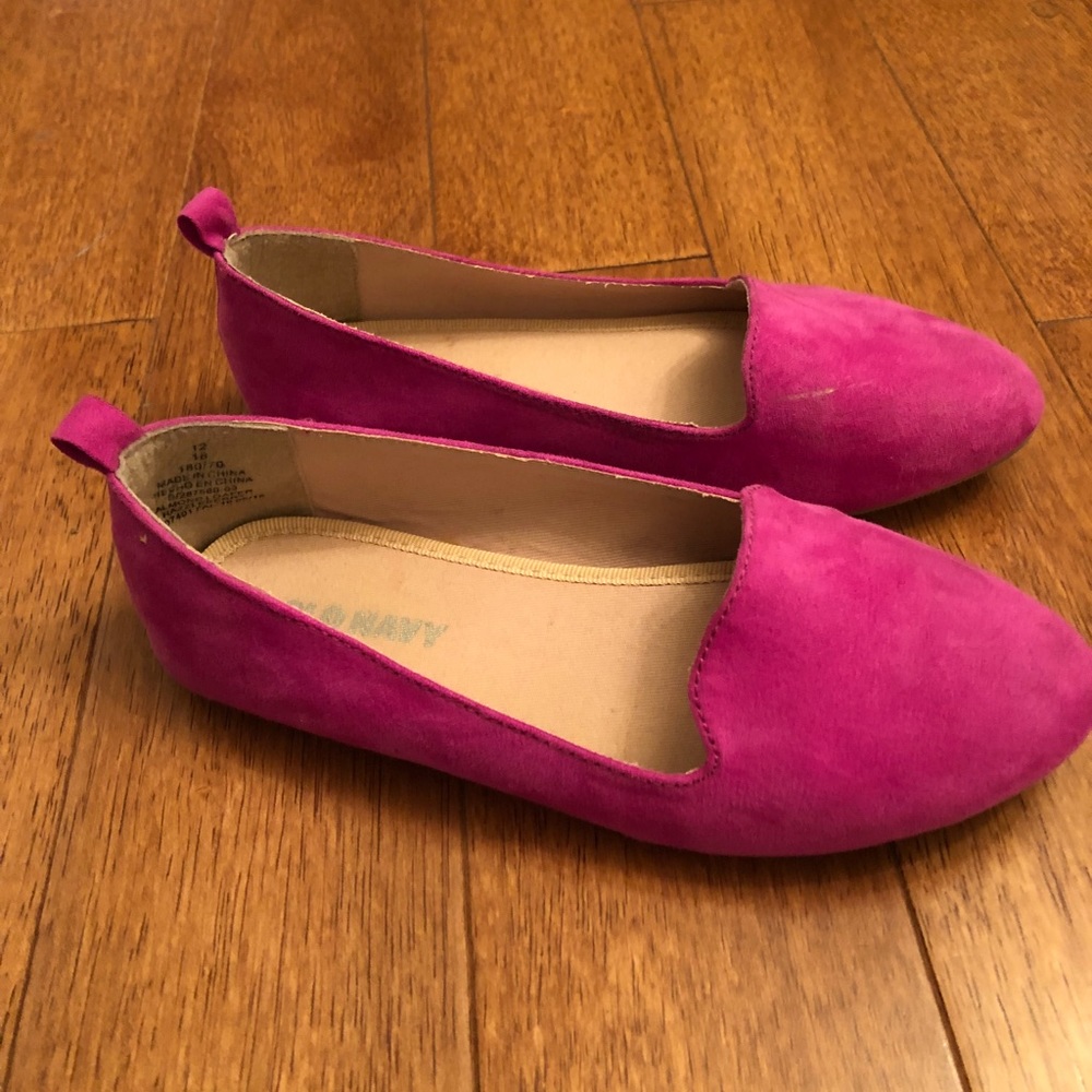 Little girls Fuchsia Flats